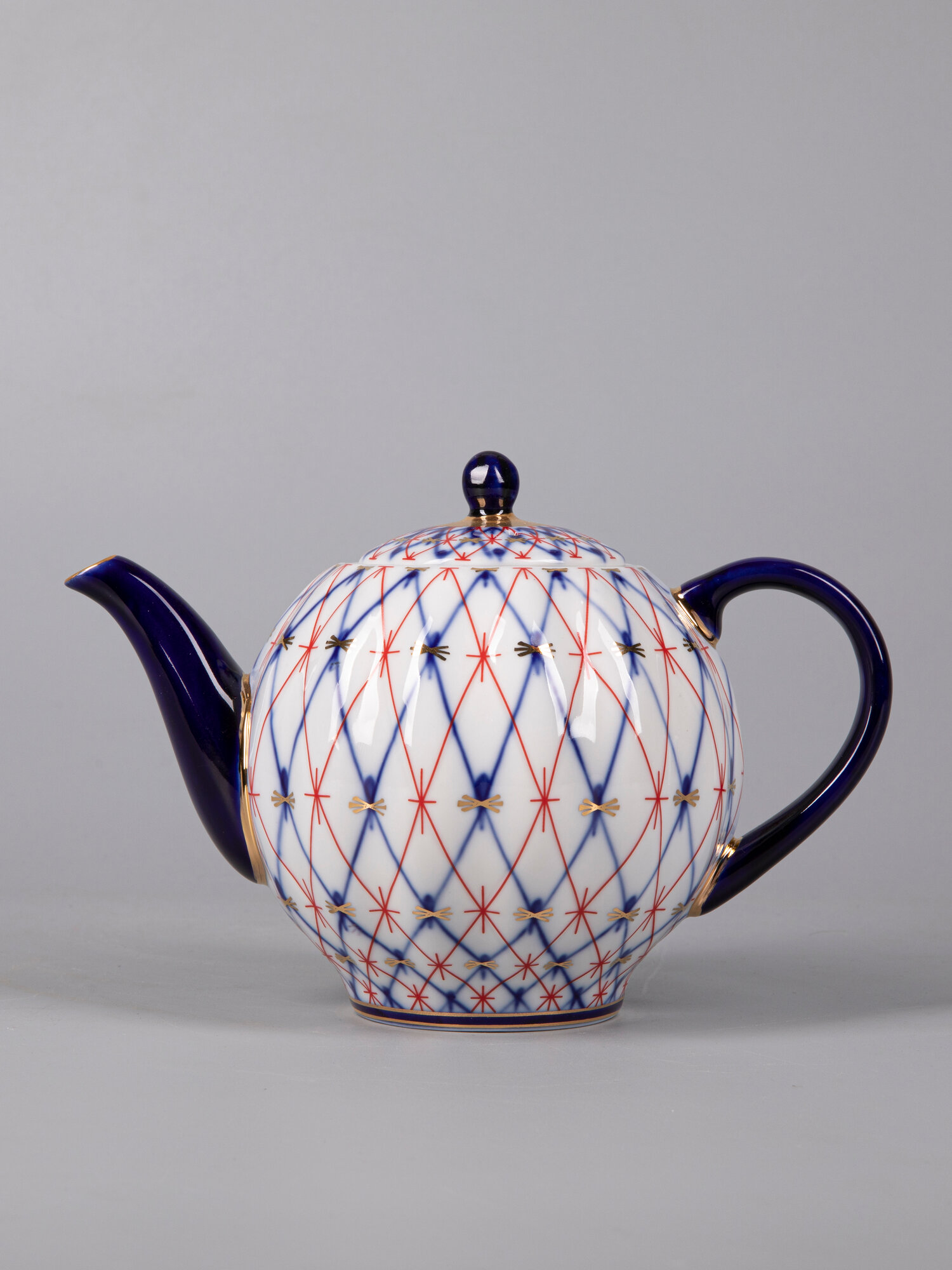 Чайник заварочный форма Тюльпан, Сетка 1950, Императорский фарфоровый завод — фото 1