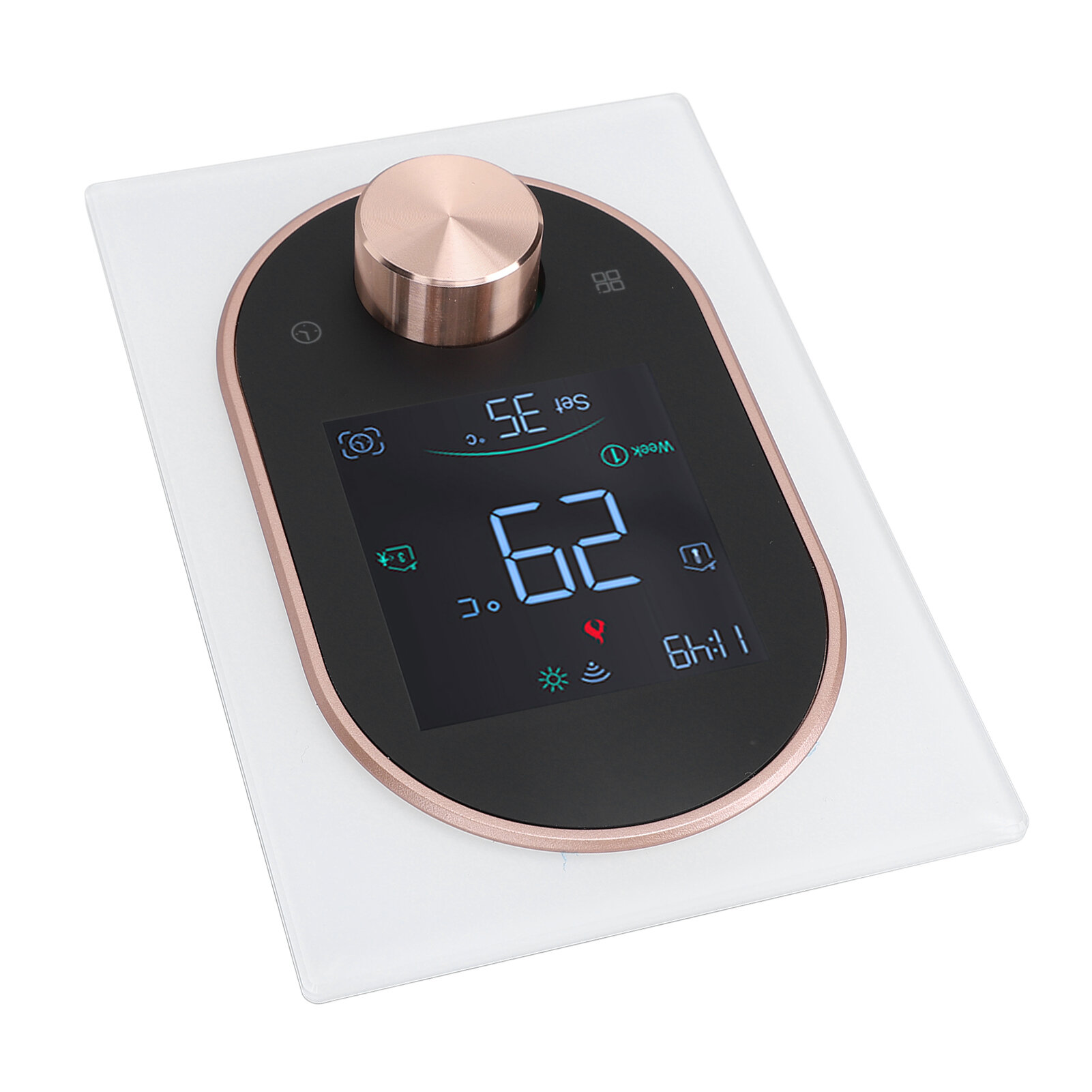 Программируемый термостат с цветным дисплеем, 95-240V, с APP для контроля температуры, для дома