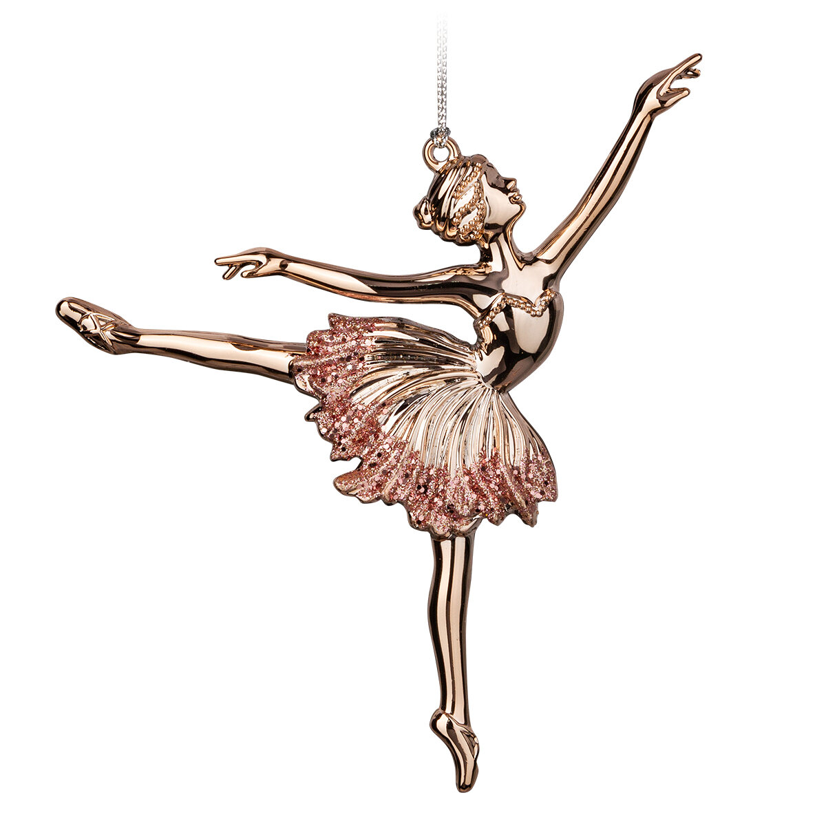 Украшение ErichKrause Decor Балерина розовое золото 15см