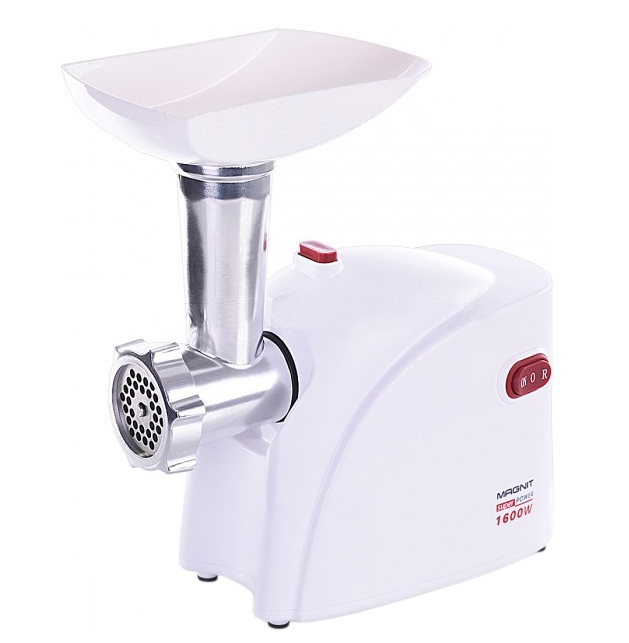Мясорубка с реверсом и 2 насадки реверс MAGNIT RMF-2910