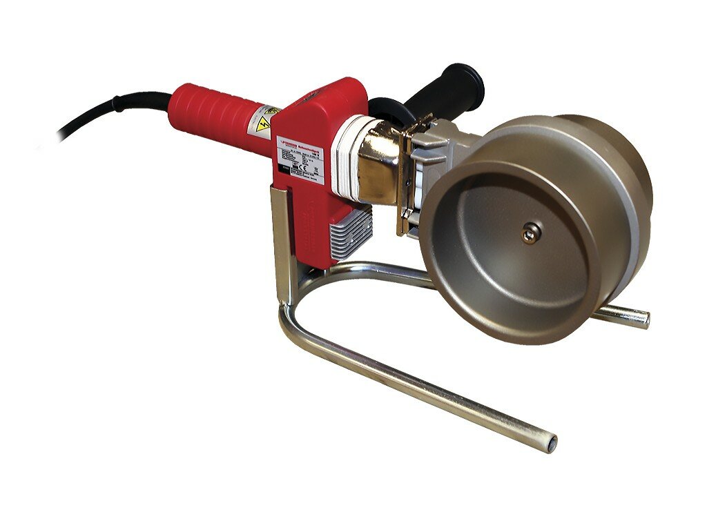 Аппарат "Ровелд P110E Set", 230В, 1300Вт, с электронным регулятором температуры:200 С-280 С, с нагревательными насадками D 75.90.110 мм.