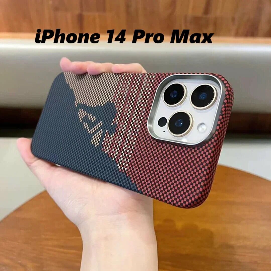 Карбоновый защитный чехол Classic Free Air для iPhone 14 Pro Max — фото 1
