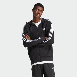 Толстовка adidas Essentials French Terry 3-Stripes Full-Zip