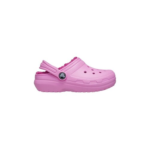 фото Сабо crocs classic lined clog, размер c7 us, розовый