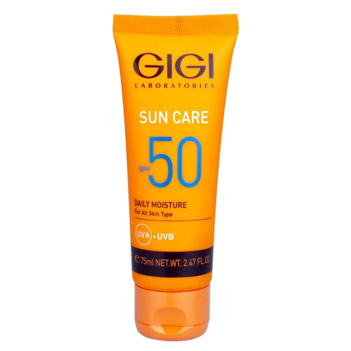 Gigi Солнцезащитный увлажняющий антивозрастной крем SPF 50, 75 мл gigi крем recovery daily spf 30 увлажняющий восстанавливающий 50 мл