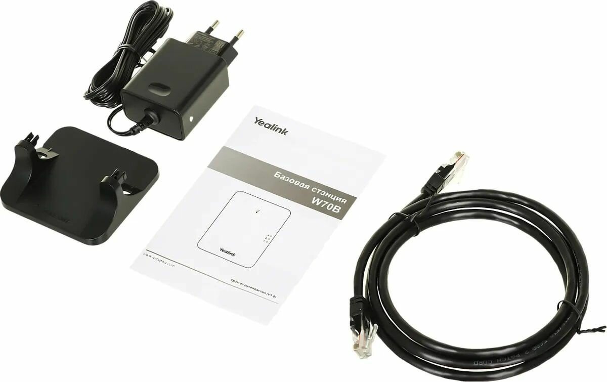Базовая станция IP Yealink W70B черный — фото 8