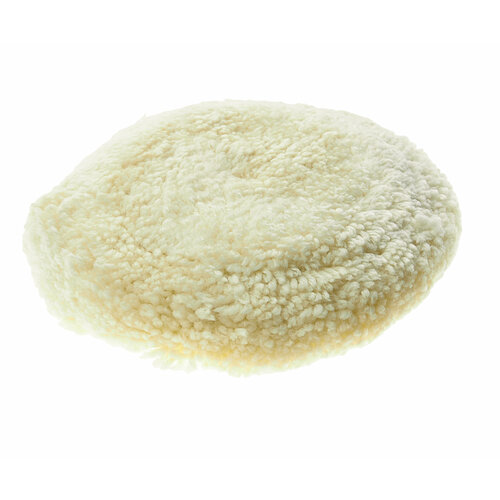 Губка RF-PSP180S для полировки из овечьей шерсти самоцепляющаяся на жесткой основе 180мм ROCKFORCE