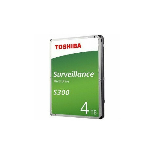 4TB Toshiba Surveillance S300 HDWT840UZSVA SATA 60Gbs 5400 rpm 256Mb buffer 35 для видеонаблюдения 11650₽