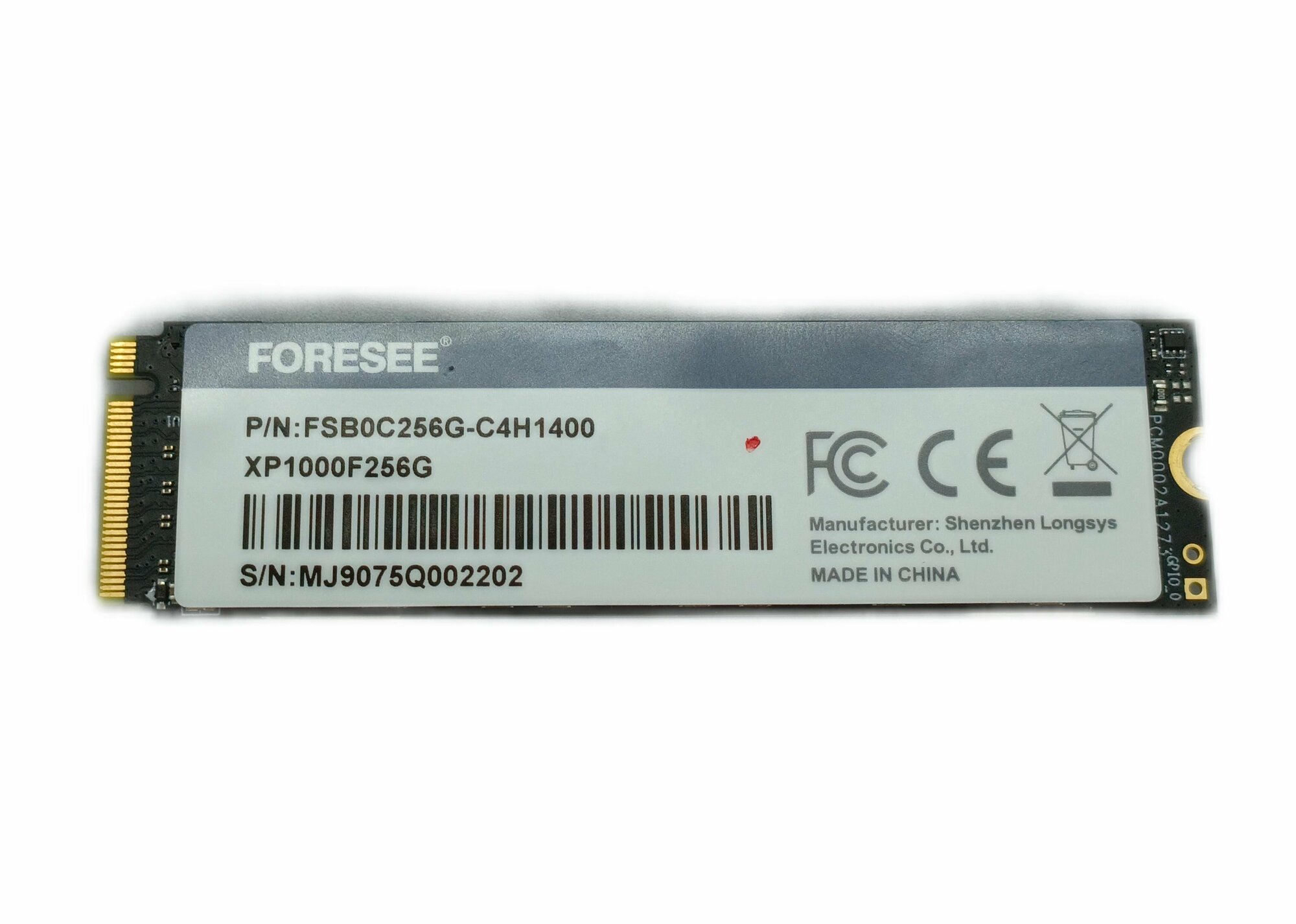 256 ГБ Внутренний SSD-диск Foresee XP1000F256G (FSB0C256G-C4H1400) OEM