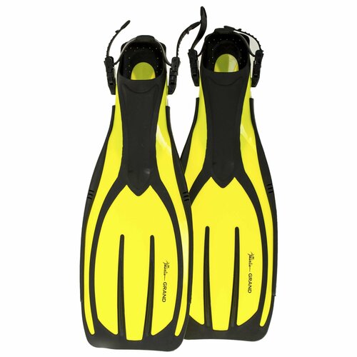 фото Ласты marlin grand yellow l/xl 45-47 (открытая пятка)