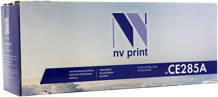 Набор картриджей NV Print NV-CE285A-2, черный, 1600 страниц, совместимый для LaserJet Pro M1132 / M1212nf / M1217nfw / P1102 / P1102w / P1214nfh / M1132s