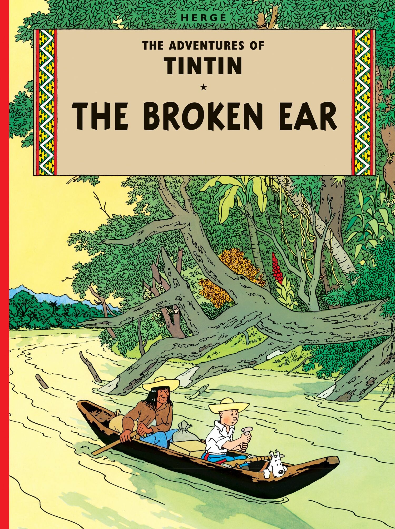 The Broken Ear / Herge / Книга на Английском / Эрже