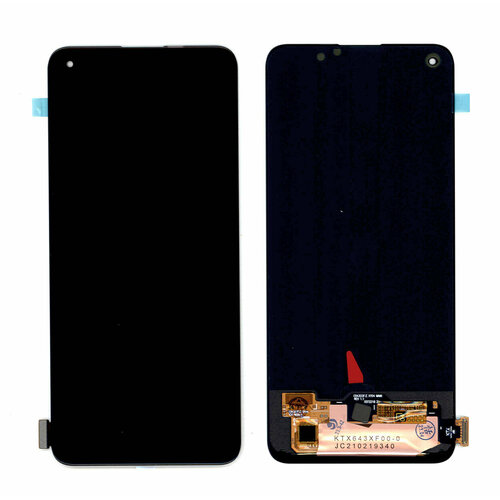 Дисплей для Realme 8, Realme 8 Pro (OLED) черный дисплей для realme x50 5g в сборе с тачскрином черный
