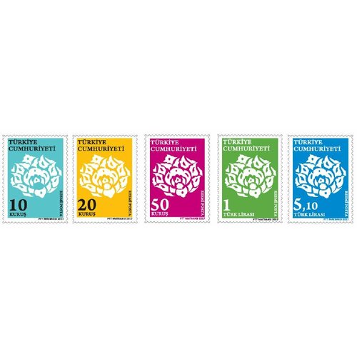 Почтовые марки Турция 2017г. Национальные мотивы - цветы Культура MNH