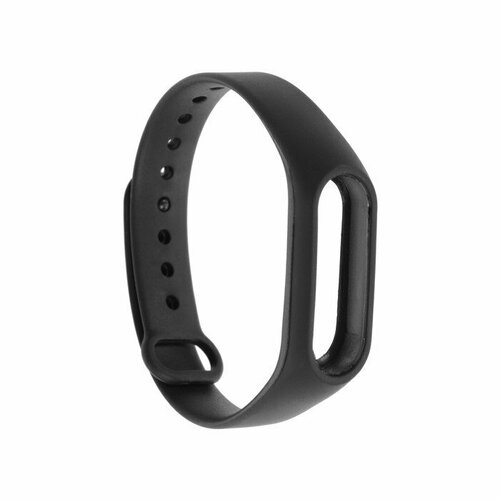 Ремешок для фитнес-браслета Mi Band 2 LuazON, черный (комплект из 9 шт)