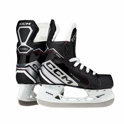 перчатки ccm jetspeed ft680 jr nav wht 12 Коньки хоккейные дет. SK JETSPEED FT680 YT REGULAR (12.0)