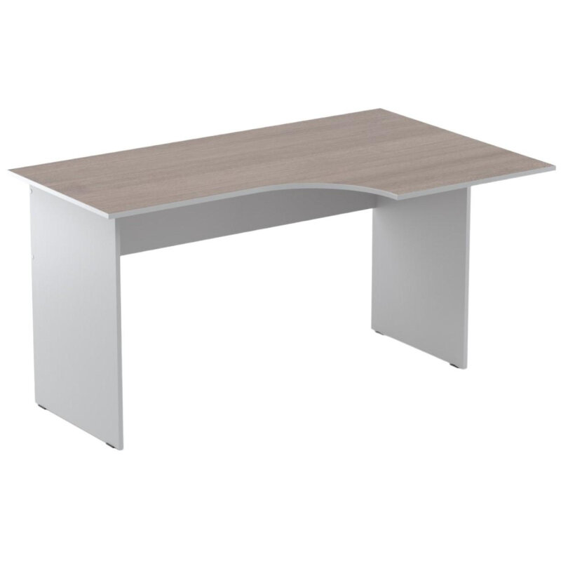 фото Стол эргономичный Easy St LT 16/16 01002600 прав т. дуб/сер 1400x900/600x740