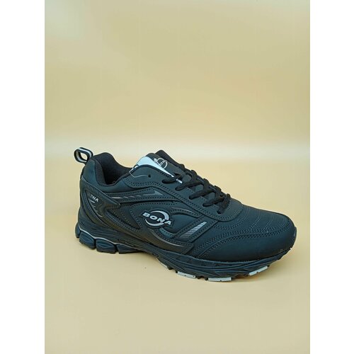 фото Кроссовки bona, полнота 8, размер 44, черный, серый