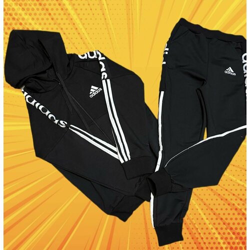 фото Костюм , размер 38, черный нет бренда