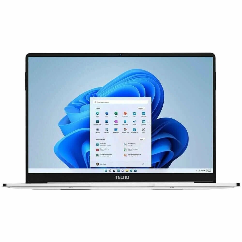 Ноутбук Tecno MegaBook-T1 R5 16/512G Silver DOS 15.6" (T1 R5 16+512G Silver DOS) - фото №2