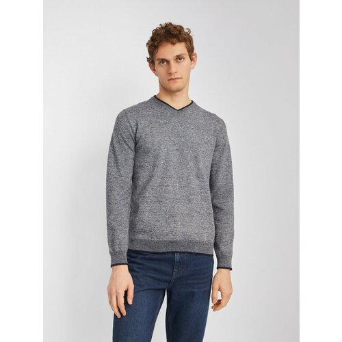 Пуловер Zolla, размер L, серый пуловер размер l серый