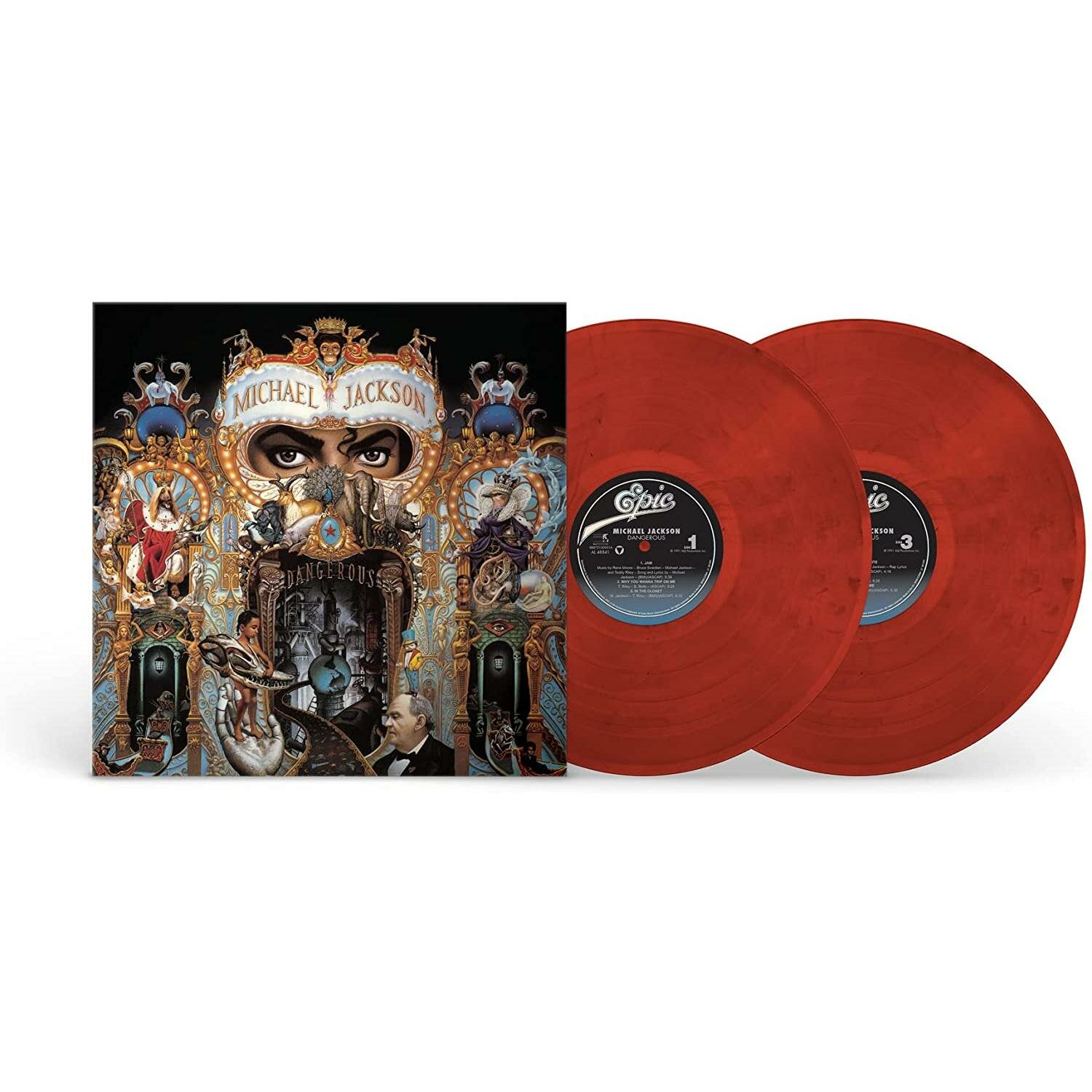 Michael Jackson - Dangerous (2LP '2021 красные) Sony - фото №10