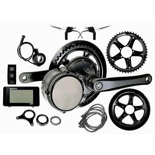 Кареточный электромотор для фэтбайка Bafang 8fun Mid Drive 48V 1000W HD, 120 мм (комплект)