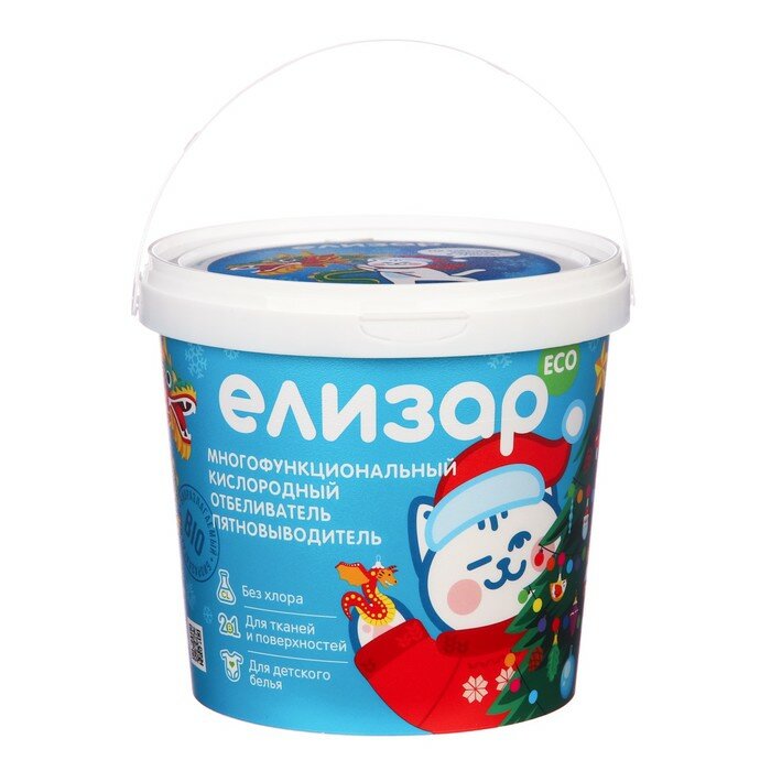 фото Кислородный пятновыводитель «Елизар» 2 в 1 для цветного и белого белья, экологичное, 1 кг