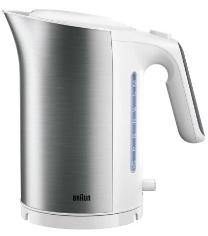 Чайник Braun WK 5100, белый/серебристый