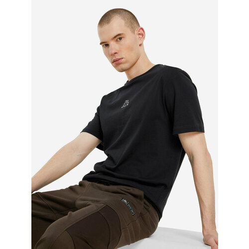 фото Футболка kappa, размер 48, черный