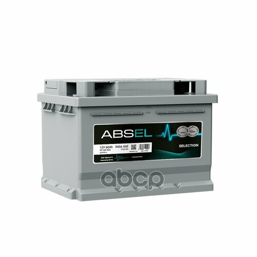 Аккумулятор Absel Selection 12V 60Ah 510A 242X175x175 Din Type Оп ABSEL арт QX542824 9350₽