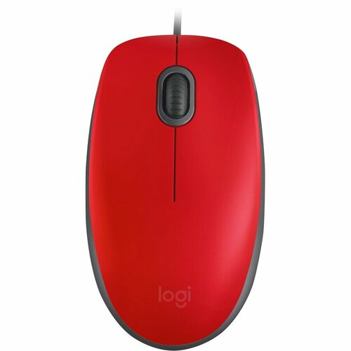 Logitech Мышка USB OPTICAL M110 SILENT RED 910-005501 LOGITECH 152000₽