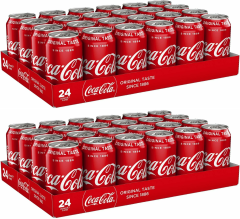 Coca-Сola Original 0,33л.*24шт. Pol - 2 упаковки Кока Кола - фотография № 2