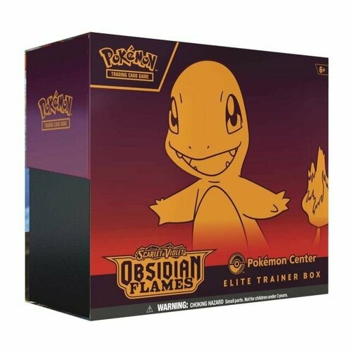 Настольная игра Pokemon TCG - Подарочный набор Obsidian Flames Elite Trainer Box на английском языке