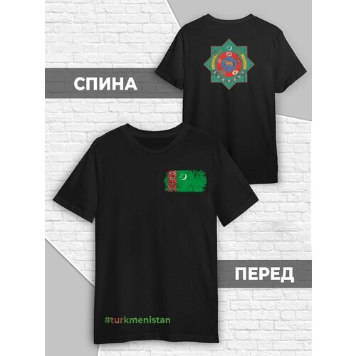 фото Футболка, размер 6xl (62-64), черный printech