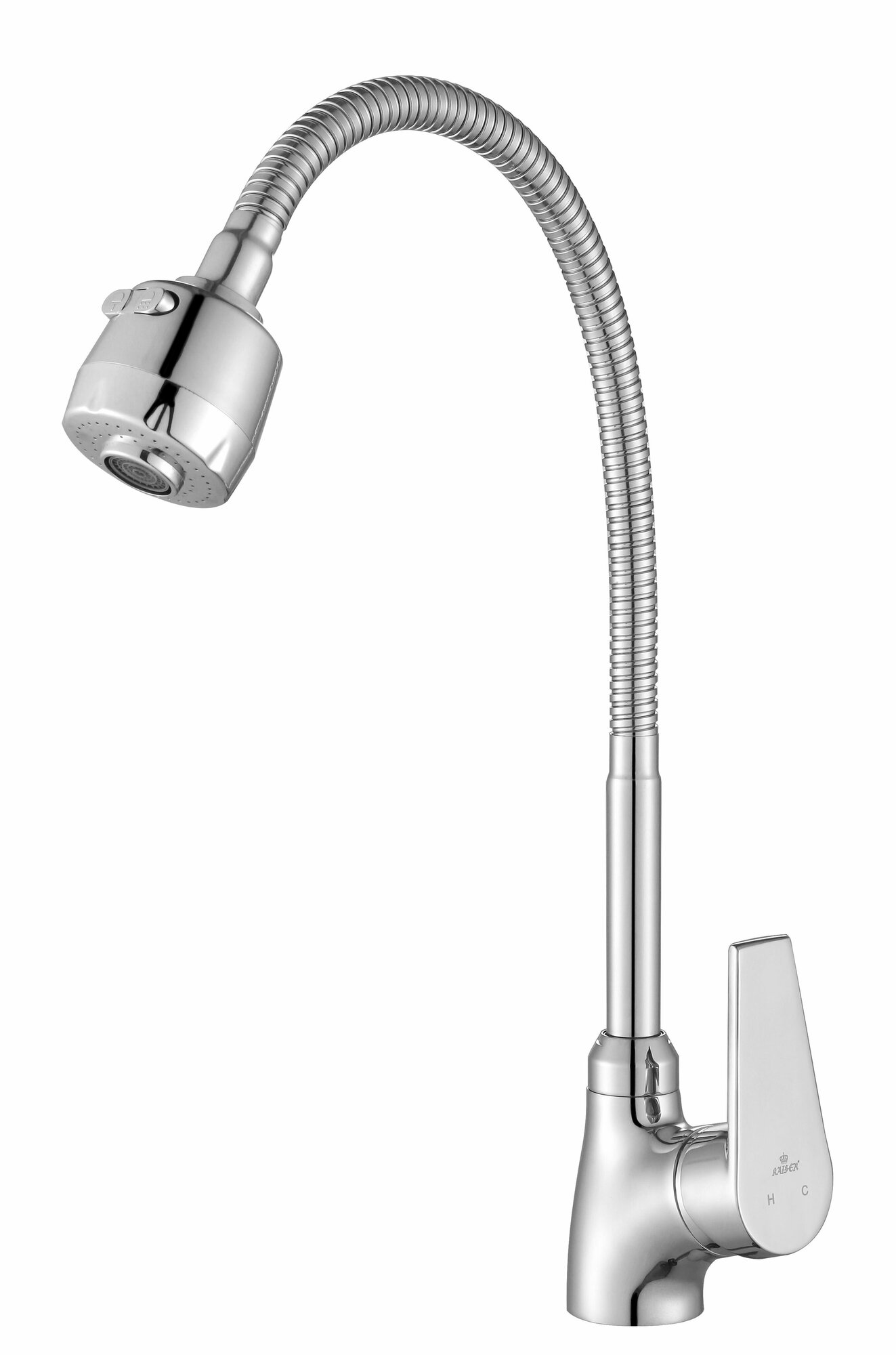 Смеситель для кухни KAISER ECO 00066 боковой, гибкий излив