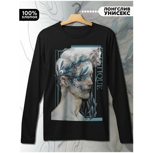 фото Лонгслив hypnotica, размер l, черный