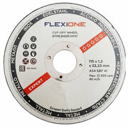 Отрезной круг металл/нержавейка, A54 SBF 41, Ø 115х1,2х22,23 мм, Flexione Expert (3 штуки)