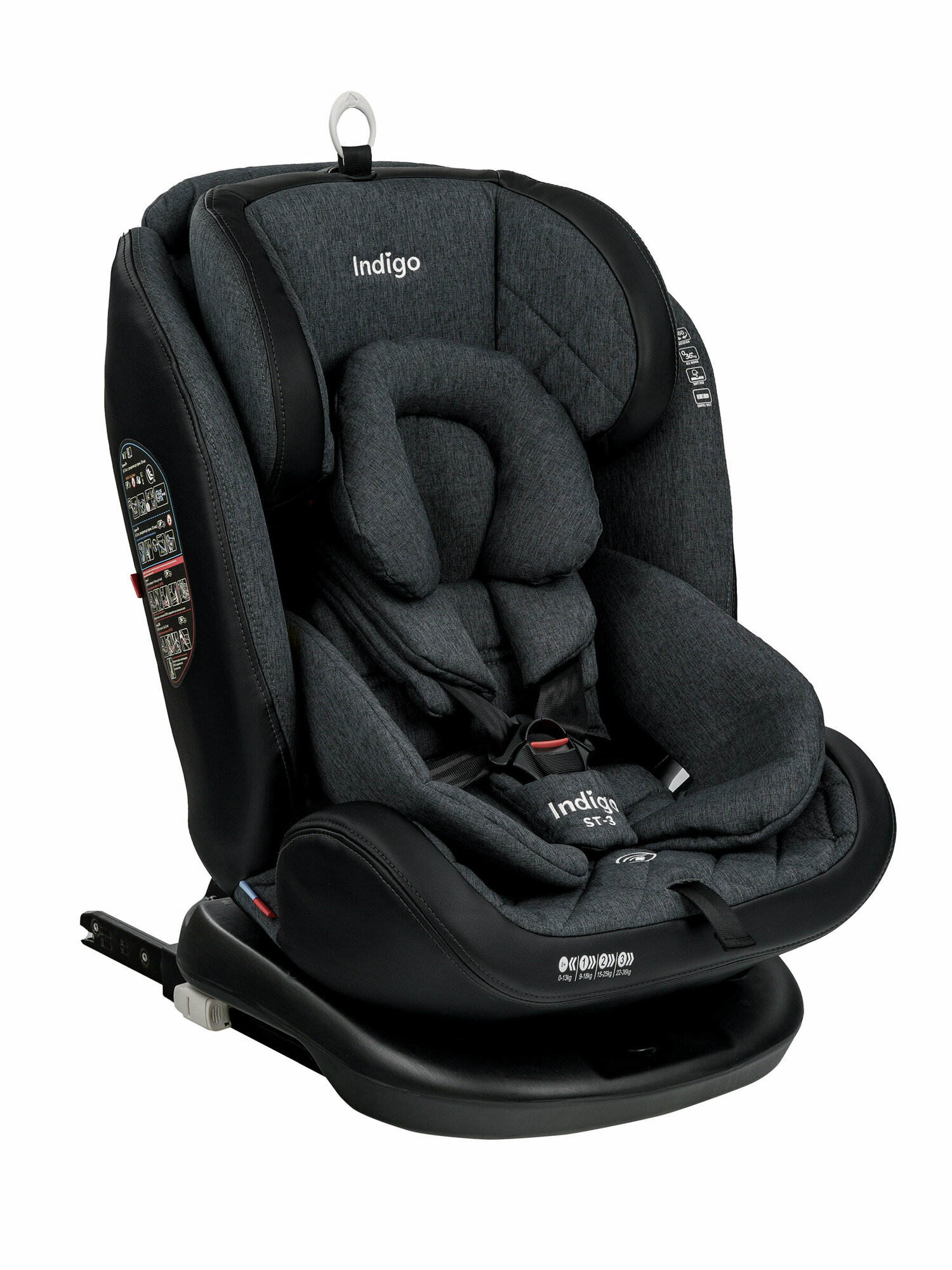 Автокресло группа 0/1/2/3 (до 36 кг) Indigo Aero Isofix ST-3