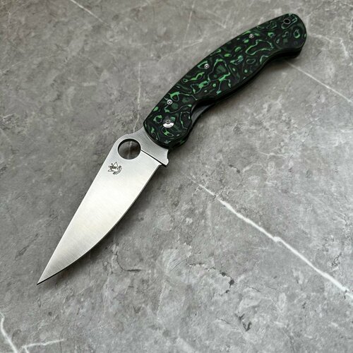 фото Складной нож steelclaw боец-3 сталь м390, рукоять карбон