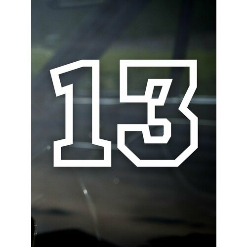 Наклейка на авто номер 13 144₽