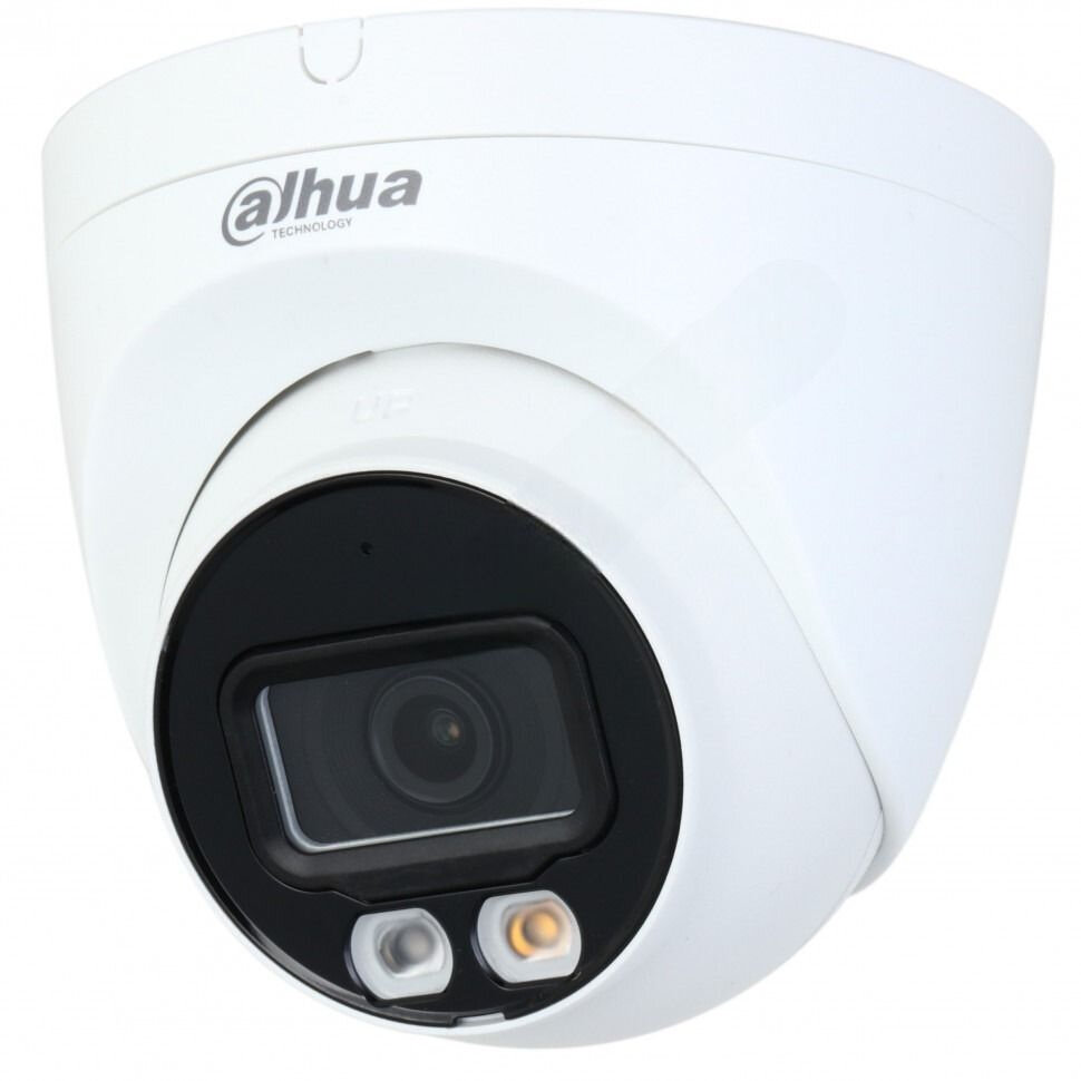 DAHUA DH-IPC-HDW2449TP-S-LED-0280B Уличная турельная IP-видеокамера Full-color с ИИ 4Мп, 1/2.9” CMOS, объектив 2.8мм, ви