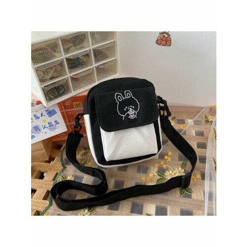 Сумка кросс-боди , белый, черный