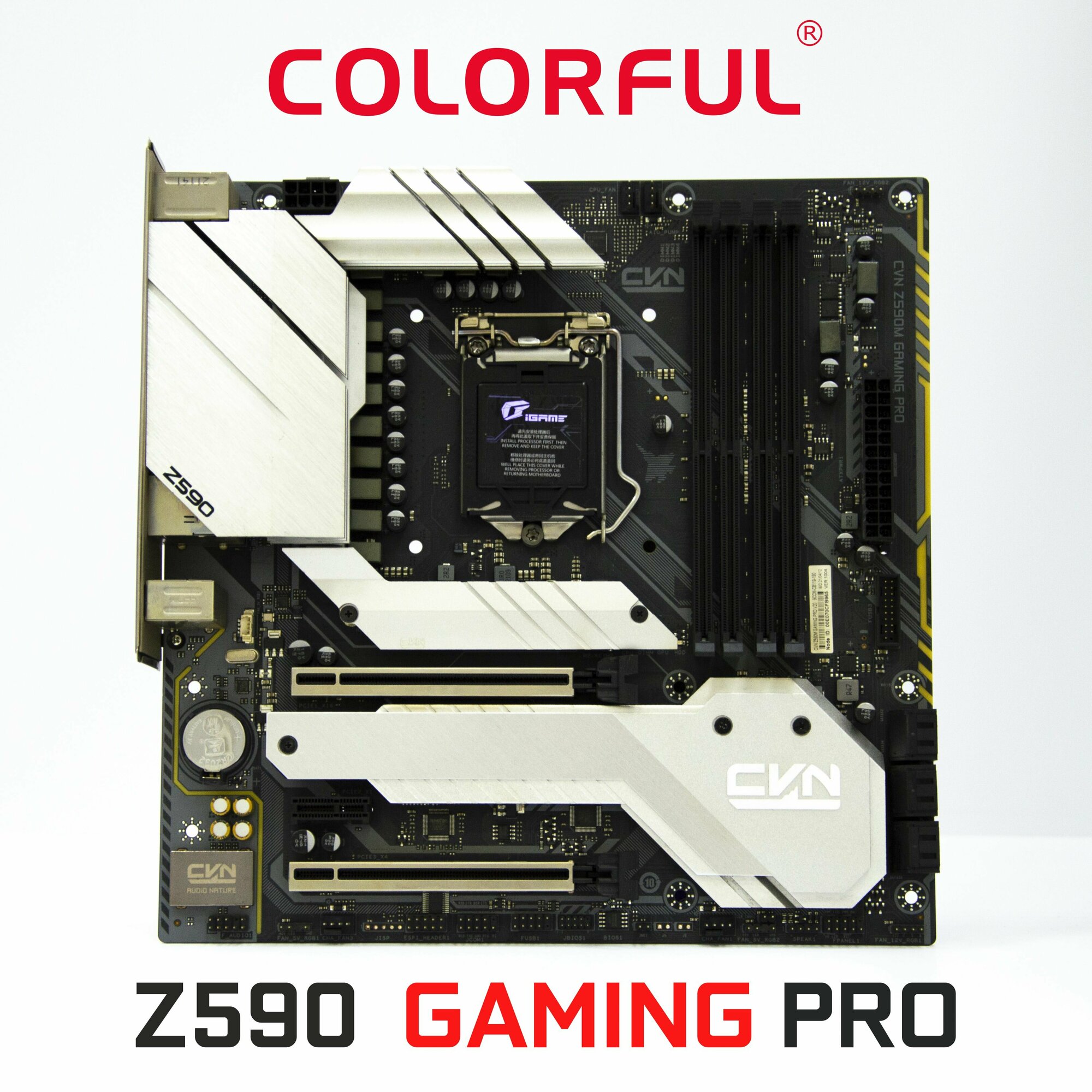 Материнская плата Colorful CVN Z590M GAMING PRO LGA1200 DDR4 M.2 Micro-ATX