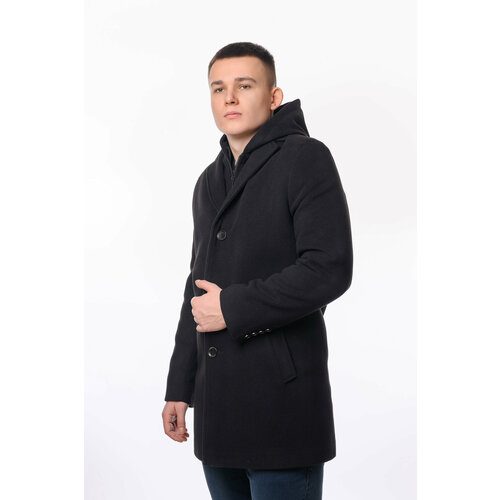 фото Пальто truvor, размер 54/182, черный