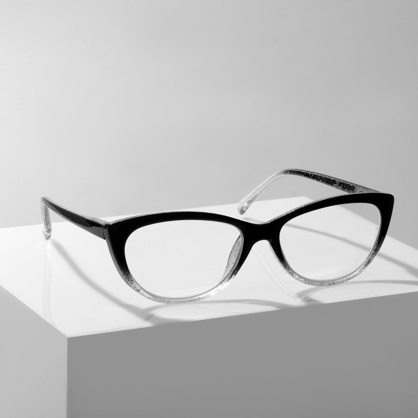 Готовые очки GA0041 (Цвет: C1 черный с прозрачным; диоптрия: 35; тонировка: Нет)