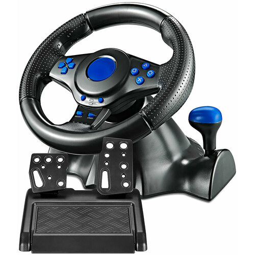 Игровой руль GT-V7 (PS4, PS3, PC, XBOX, NS Switch, Android) руль hori racing wheel apex для ps3 ps4 ps4 052e