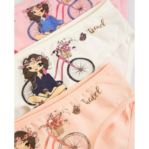 фото Трусы , размер 92-98, розовый, бежевый нет