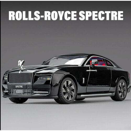 Коллекционная масштабная модель Rolls-Royce Spectre Cupe 1:24 (металл, свет, звук) коллекционная модель rolls royse cullinan 1 24 металл свет звук красный