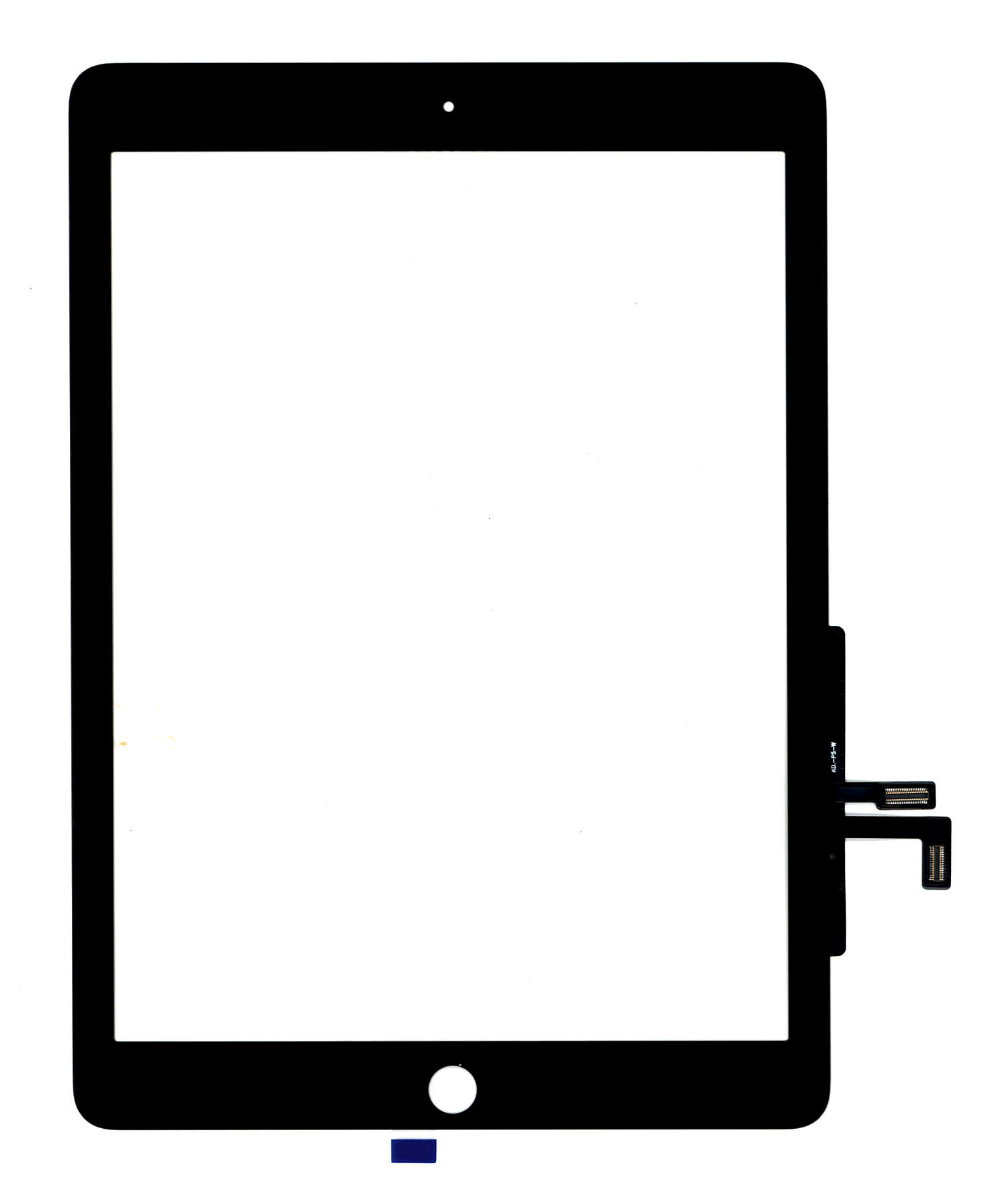 Сенсорное стекло (тачскрин) для iPad 9.7 2017 (A1822, A1823) черное